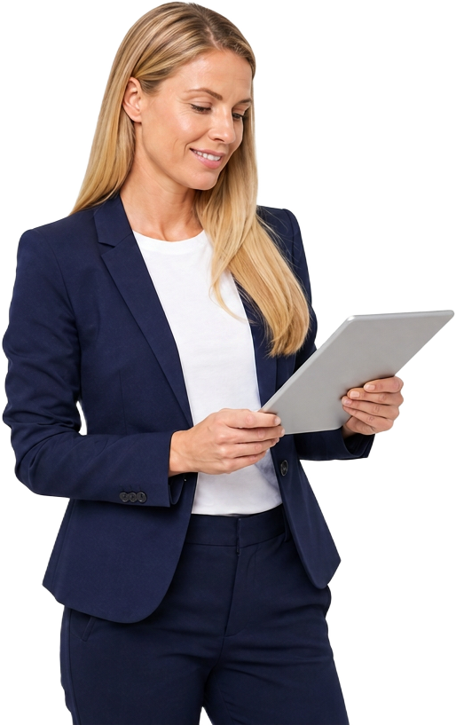 Axis Brands account manager reviewing performance